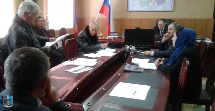 Совещание у Главы администрации МО " Агульский район", по вопросам налогов.