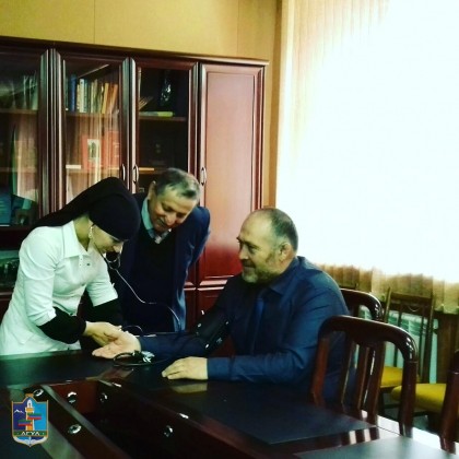 В Агульском районе приходит Акция, приуроченная ко Всемирному дню борьбы с артериальной гипертонией
