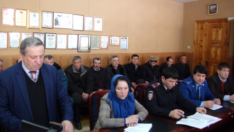 В администрации Агульского района 22 февраля состоялось заседание антитеррористической комиссии