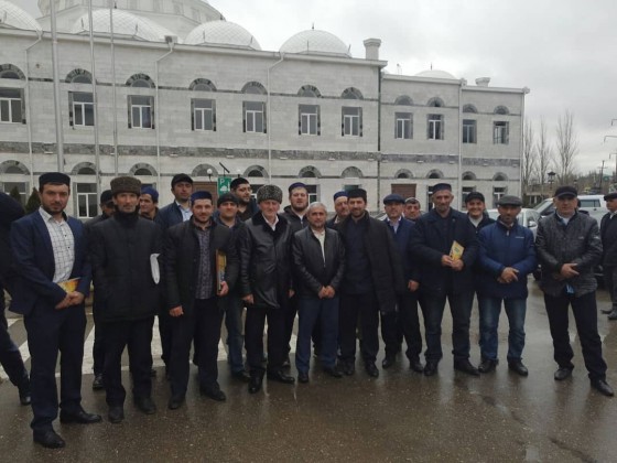Муфтий Дагестана шейх Ахмад Афанди встретился с делегацией из Агульского района