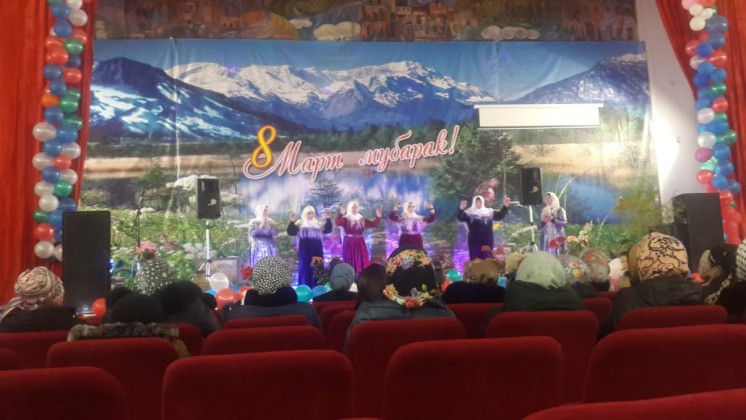 В МО "Агульский район" состоялись праздничные мероприятия, посвященные Международному женскому дню