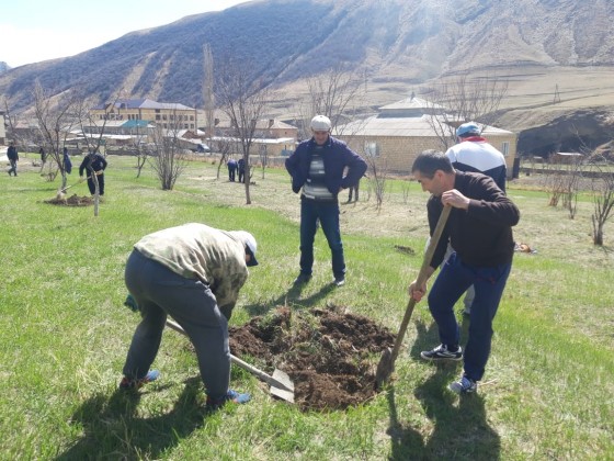 В МО "Агульский район" провели сельскохозяйственные субботники