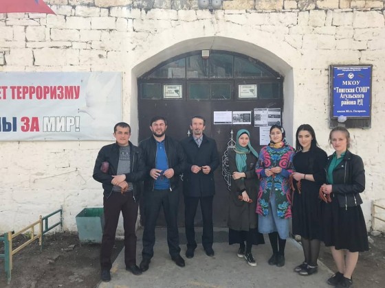 В МО «Агульский район» проходит акция «Георгиевская лента» посвященная 74-годовщине Победы в ВОВ
