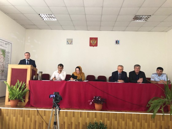 В администрации МО «Агульский район» состоялась встреча врио Главы Закира Каидова с активом района