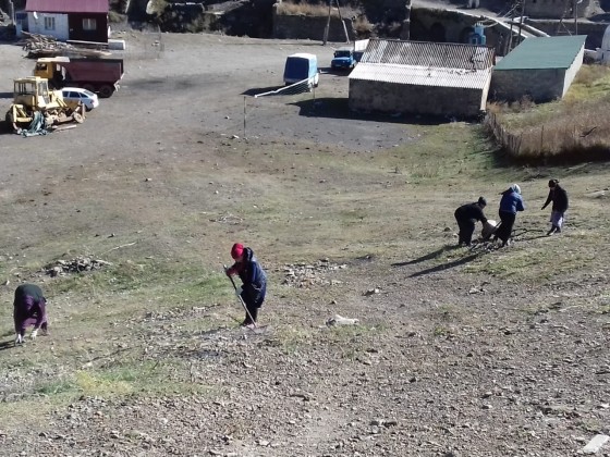 В МО "Агульский район" провели экологическую акцию «Мой чистый район»