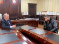 Сегодня в администрации района состоялась встреча главы МО "Агульский район", Закира Каидова, с учас 3